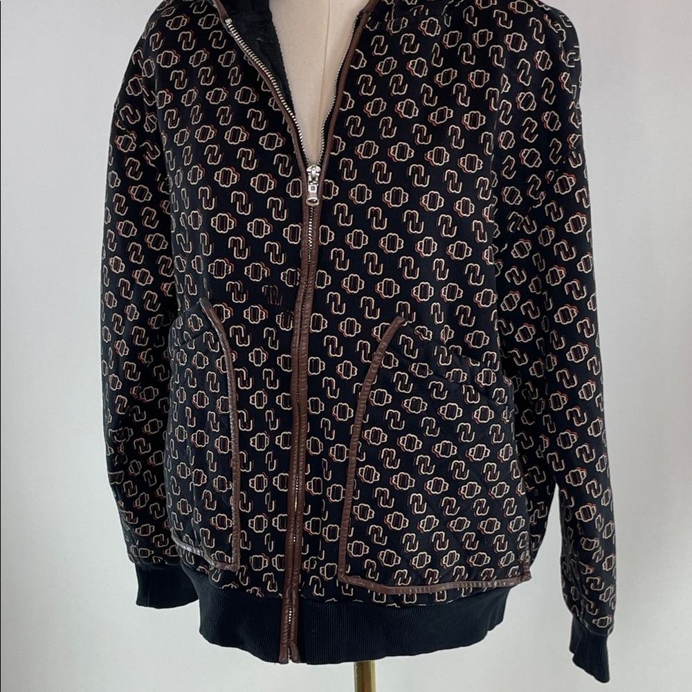 Maje Trame Zip Sweatshirt, Maje Size 0 - Picture 8 of 10